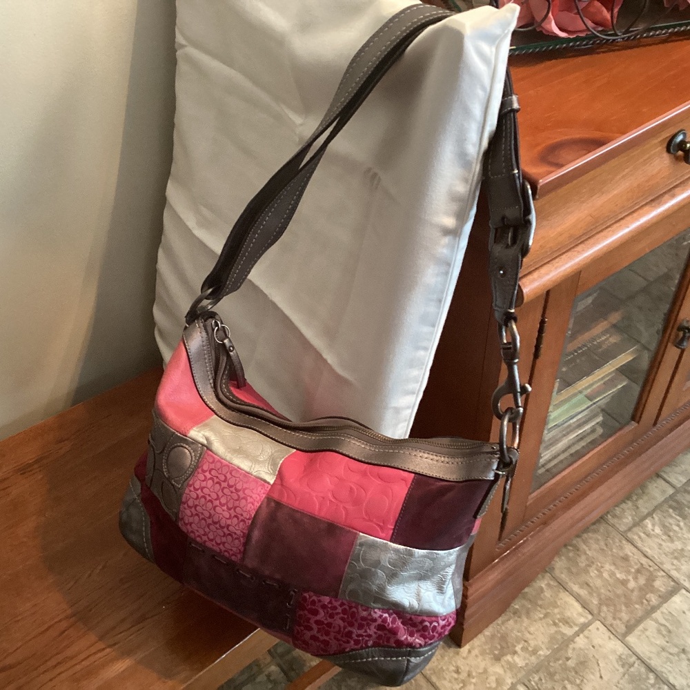 Coach Soho patchwork handbag